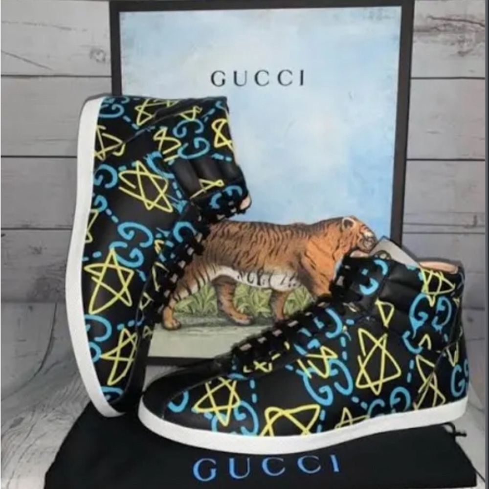 Authentic Gucci Ghost Hi Top Sneaker